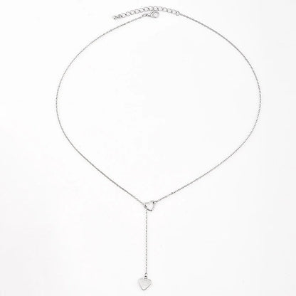 New Fashion Heart Leaf Moon Pendant Necklace Crystal Necklace Women Holiday Beach Statement Jewelry