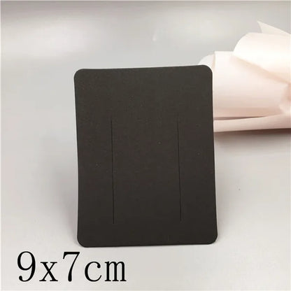 100pcs Multi-Style Hair Clip Cards Hair Accessories Jewelry Display Card Fashion Hair Clip Packaging Vintage Classic Card