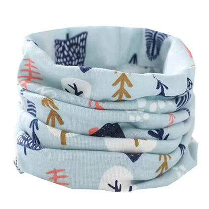 New Autumn Winter Girls Cotton Scarf Kids Scarf Bibs LIC Boys Girls Scarves Lovely Kids Collar Children Bufandas O Ring Scarf