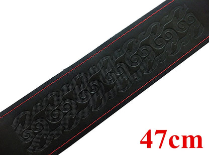 Truck Bus Car Steering Wheel Cover DIY 42/45/47/50cm Steering Wheel Wrap Braid on the Steering Wheel Leather Interior