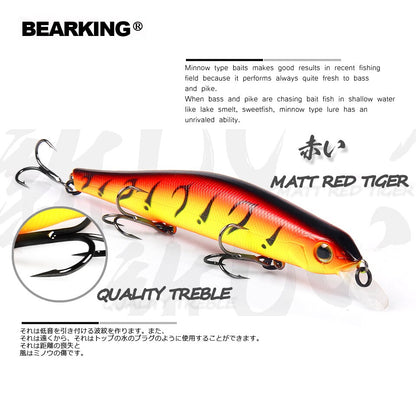 BEARKING 11cm 17g  Magnet System SP Top Hard Fishing Lures Minnow Quality Baits Wobblers Fishing Tackles