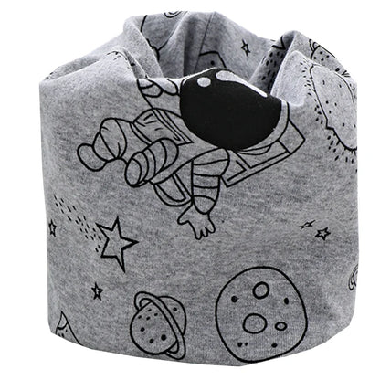 New Autumn Winter Girls Cotton Scarf Kids Scarf Bibs LIC Boys Girls Scarves Lovely Kids Collar Children Bufandas O Ring Scarf