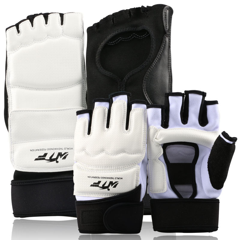 Taekwondo Protective Gear Ankle Foot Protector Palm Guard Boxing Gloves Karate Fighting Child Shin Guard Set WTF Guard Karate