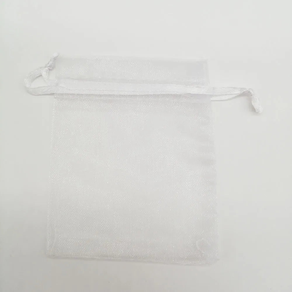 100pcs/Lot 5x7/7x9/10x15cm Organza Jewelry Bags Pouch Organza Drawstring Bag Jewelry Packaging for Jewelry Pouches Jewellery Bag