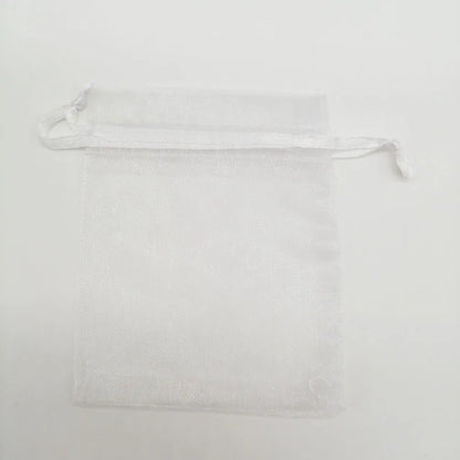 100pcs/Lot 5x7/7x9/10x15cm Organza Jewelry Bags Pouch Organza Drawstring Bag Jewelry Packaging for Jewelry Pouches Jewellery Bag