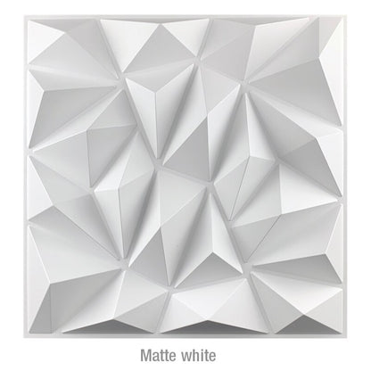 9.8ft/3m 12pcs 50x50cm 3D Wall Sticker Decor Blinds Line Living Room Wallpaper Mural Waterproof 3D Wall Panel Bathroom Kitchen