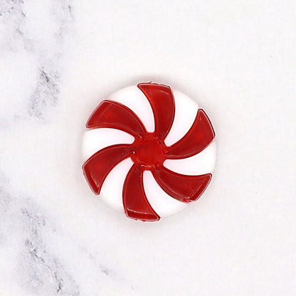 10pcs Candy Christmas Tree Decorations Christmas Candy DIY Decor Peppermint Candy Decorations Christmas Candy Charms