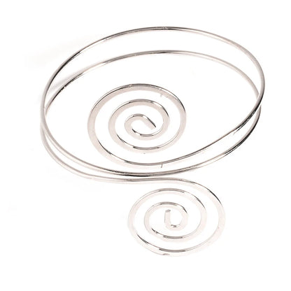 Arm Bracelet Adjustable Silver Gold Color Arm Cuff Bangle Pulseiras Bijoux Lover Bracelet Hip Hop Bangles for Women