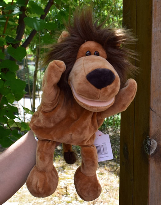 Animal Glove Puppets Adults Hand Living Puppet Dog Theater Doll Toys Plushies Story Talking Muppet Show Muppets Family Toy