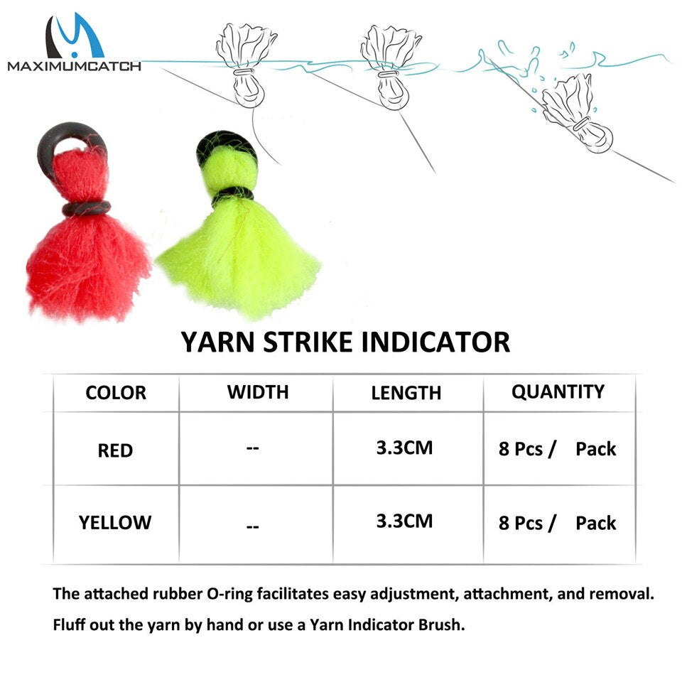 Maximumcatch Self-Adhesive Float Foam/Plastic Stick on/Tear Drop/Bobber/Tube Strike Indicator Fly Fishing Accessory