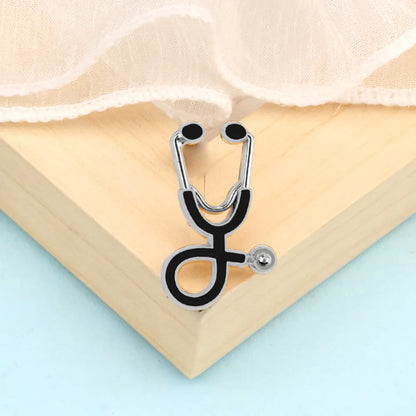 Creative 18 Styles Colorful Brooches Doctor Nurse Stethoscope Enamel Pins Medical Denim Jackets Bag Jewelry Button Badges