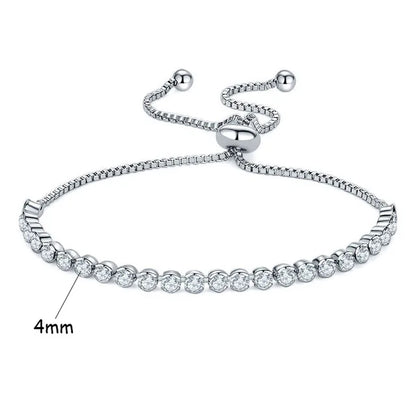 UMODE 4 Colors Cubic Zirconia Tennis Bracelet & Bangles for Women Luxury  Armbanden Voor Vrouwen Bijoux UB0124X