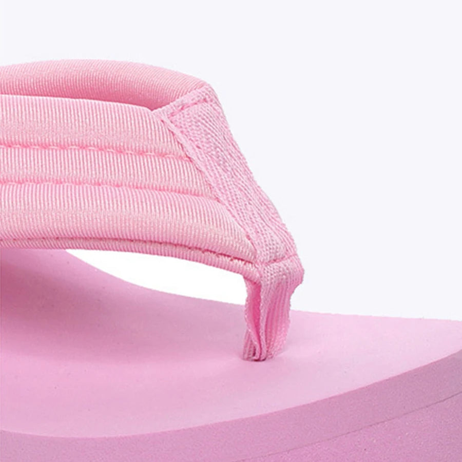 New Summer Women Slippers Woman Leisure Flip Flops Beach High Platform Slippers Mujer Fashion Shoes Casual Sandals Female