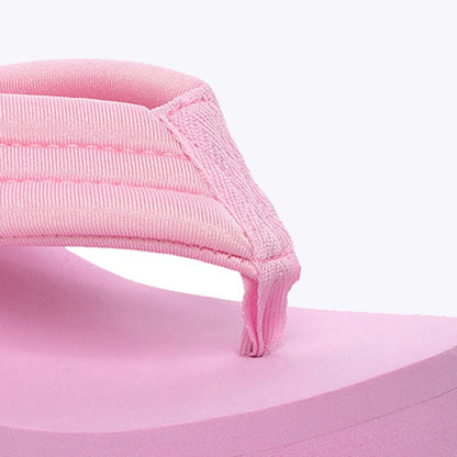New Summer Women Slippers Woman Leisure Flip Flops Beach High Platform Slippers Mujer Fashion Shoes Casual Sandals Female