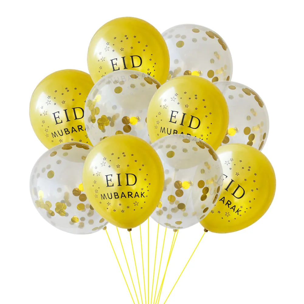 Ramadan Decoration Party Supplies EID Mubarak Paper Plate Cup for Ramadan Mubarak EID Party Home Decoration Islam Muslim Party