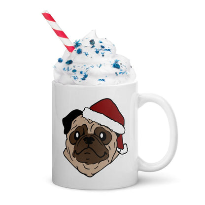 Vinny the Pug Christmas Mug #4