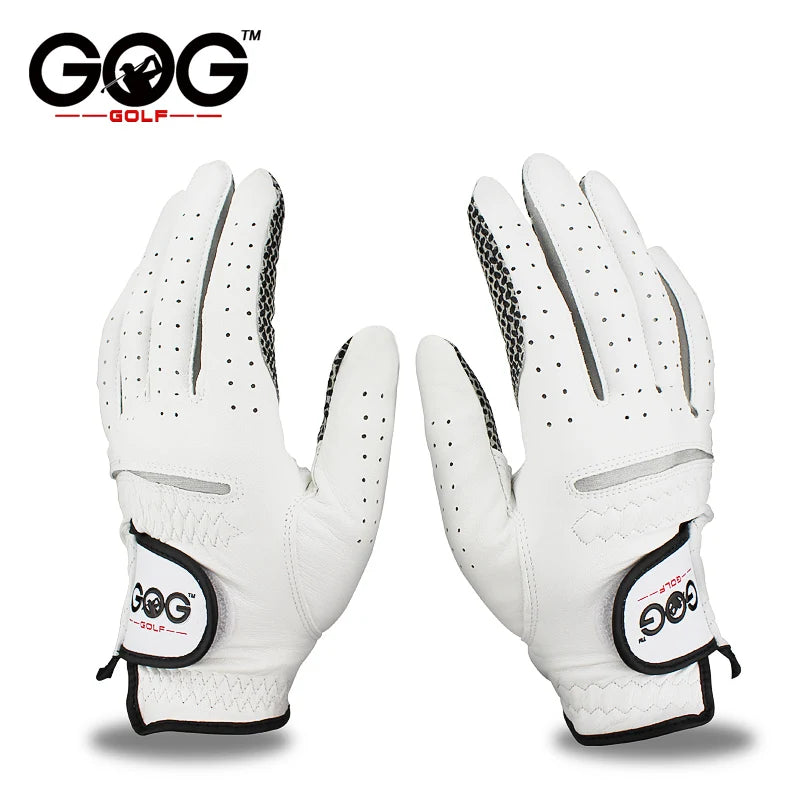 Pack 1 Pcs Golf Gloves Men Left/Right Hand Soft Breathable Pure Sheepskin Leather With Anti-Slip Granules Men Golf Glove