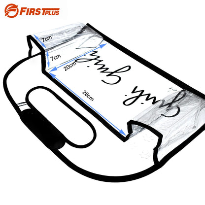 Firstplus Environmental Car Back Seat Protector Kicking Mat Case Cover for iPAD 2/3/4/Air/Mini and Drink Catoon Styling