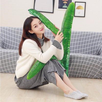 50/70/110cm Huge Creative Simulation Cucumber Plush Toy Soft Stuffed Cute Fruits Pillow Funny Kids Children Birthday Doll
