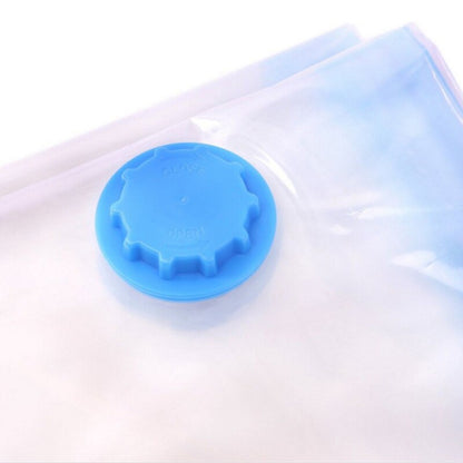 Vacuum Bag for Clothes Storage Bag With Valve Home Organizer Transparent Foldable Compressed Large Seal Space Saving Seal Bags