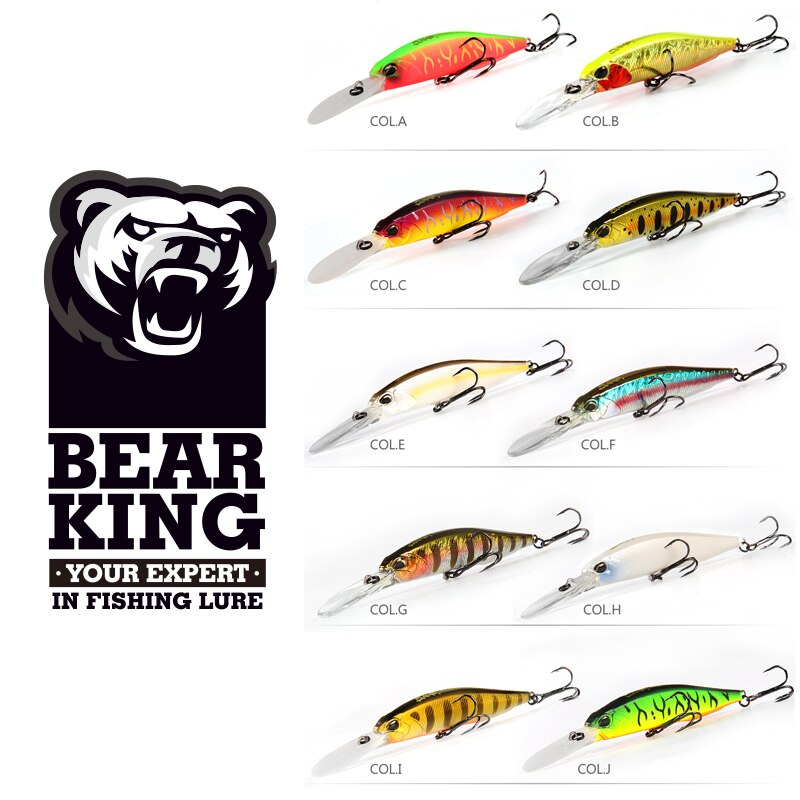 BEARKING 10cm 16g Super Magnet Weight System Long Casting New Model Fishing Lures Hard Bait 2019 Quality Wobblers Minnow