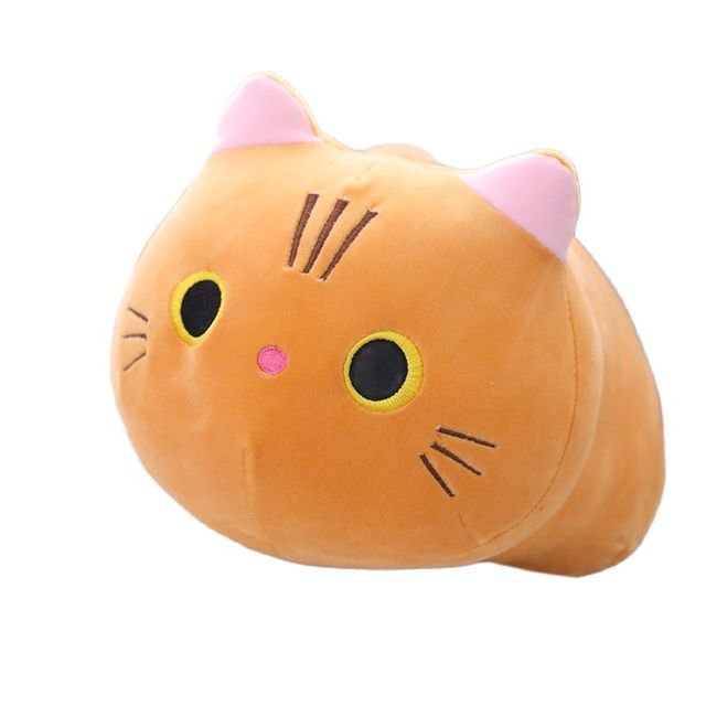9 Styles Animal Fat Dinosaur Pig Cat Bear Plush Toy Soft Cartoon Panda Hamster Elephant Deer Stuffed Doll Baby Girl Pillow