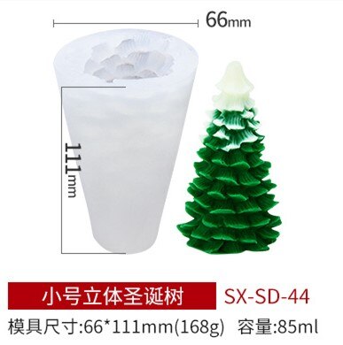 Christmas Candle Mold Christmas Tree Pine Cone Snow Snowflake Candle Mold Soap Silicone Mold