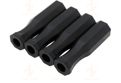 8 Pcs Soccer Table Handle Grip Fussball Table Football Rubber Handle Grip Replacment Part Tables Foosball Accessories Black