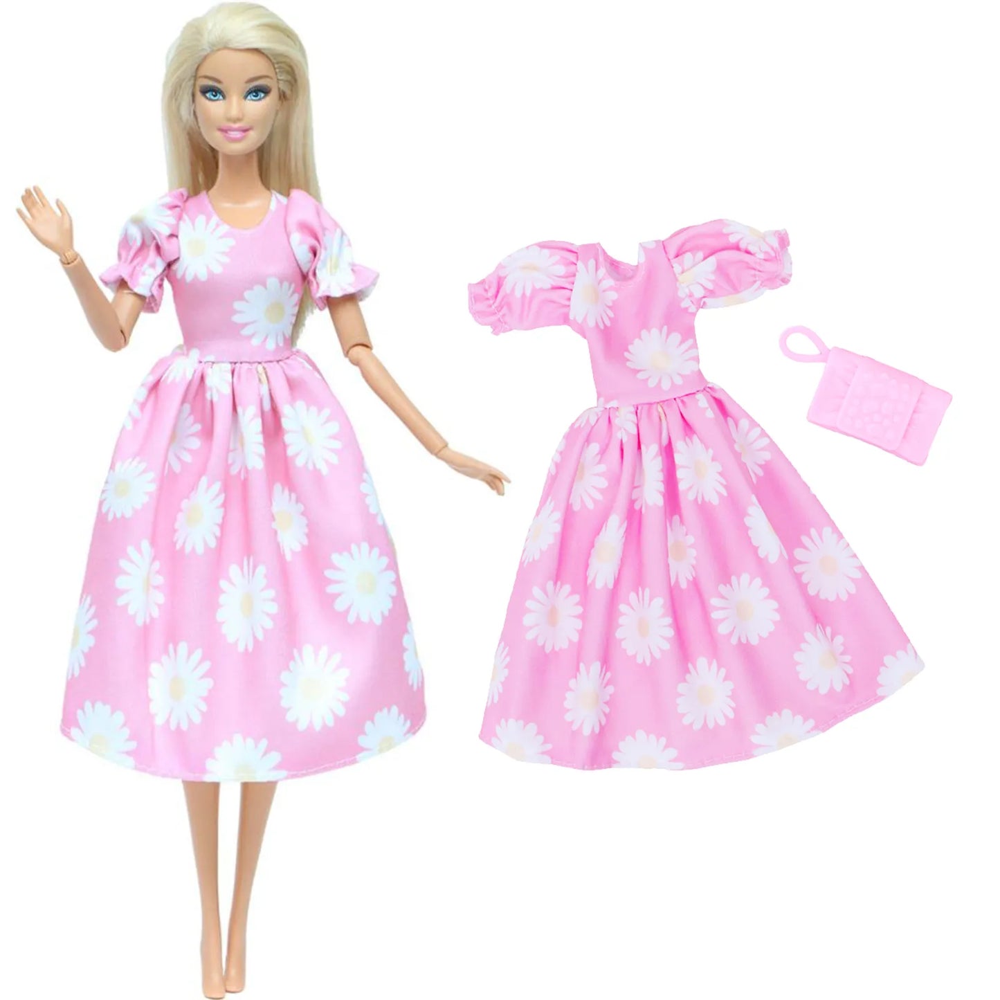 1x Doll Clothes Fashion Dress Daily Wear Skirt Party Gown Blouse Pants Clothes for Barbie Doll Accessories Lovely Girl Baby Toys