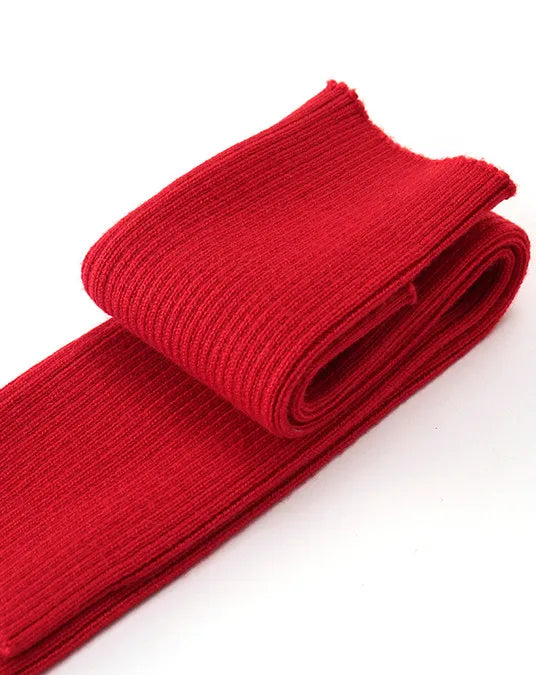 Sparsil Women Winter Arm Warmers Cashmere Fingerless Long Gloves Solid Warm Mittens Elbow Thread Knitted Sleeves 50cm Glove