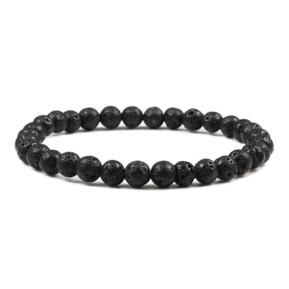10mm Tiger Eye Natural Stone Beads Bracelet 3 Size Buddha Lava Round Beads Elasticity Rope Bracelets for Men Yoga Handmade Jewel
