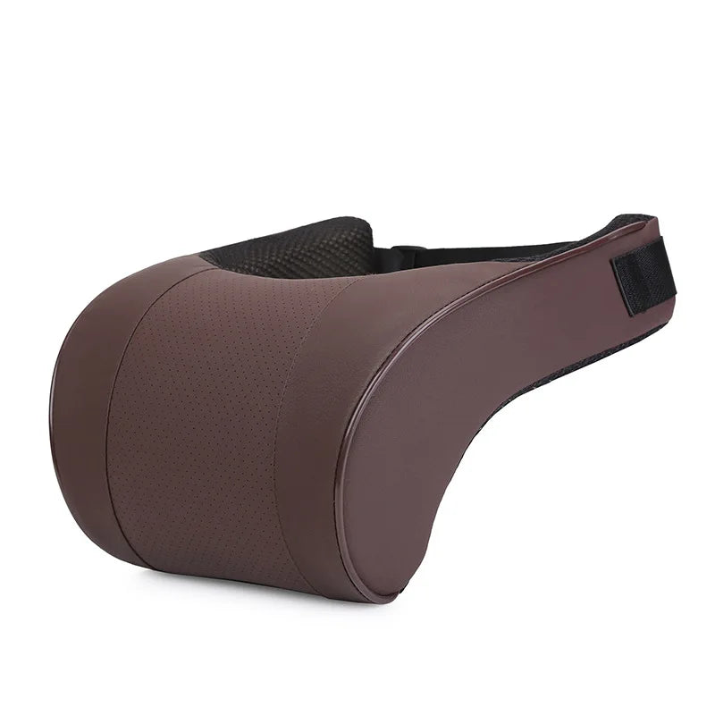 PU Leather Auto Car Neck Pillow Memory Foam Pillows Neck Rest Seat Headrest Cushion Pad Automobiles Accessories