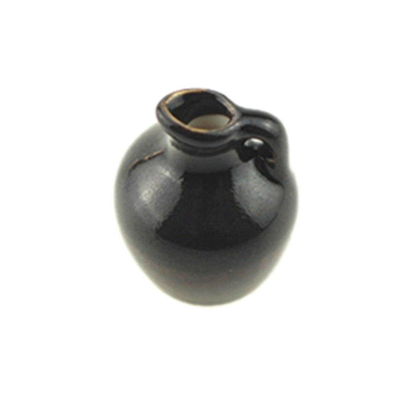 1/2/3/5/7/9pcs/Set Dollhouse Mini Ceramic Porcelain Vase Accessories Doll House Miniatures 1:12 Accessories Decorative Miniature