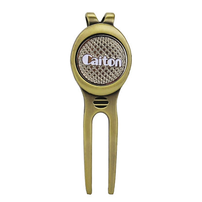 1 Pcs Golf Repair Tool Golf Divot Repair Tool Magnet With Golf Marker Key Chain Liner Clip Drop Shiping