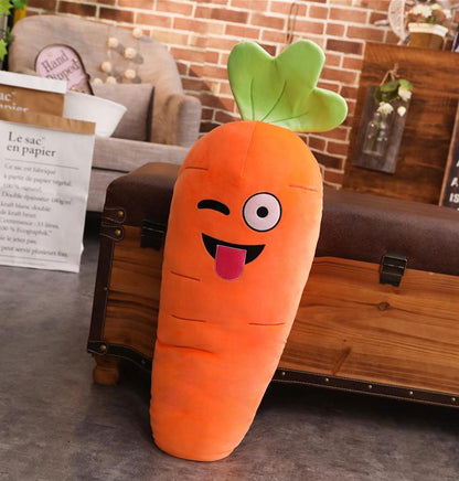 1pc 45/70/90cm Cartoon Smile Carrot Plush Toy Cute Simulation Vegetable Carrot Pillow Dolls Stuffed Soft Toys for Children