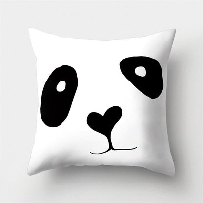 45x45cm Black White Geometric Cushion Cover Car Pillowcase Sofa Cushions Decorative Pillowcover Home Decor Pillow Cases