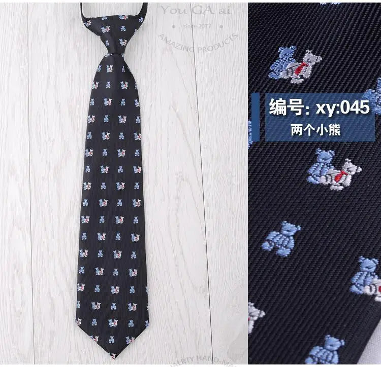 28*6cm Gravata Boys Girls Children's Tie School Class Dance Costume Accessories Band Cartoon Student Tie Necktie Neckcloth