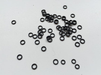 Rompin 100pcs/Bag 3.1mm 3.7mm Carp Fishing Round Rig Ring Fishing Tackle Accessories Quick Change O Rings