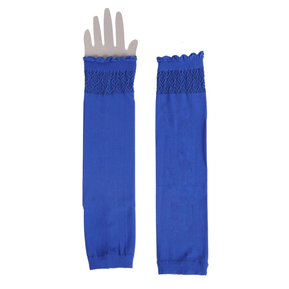 Islamic Muslim Sleeves Gloves Arm Cover Hijab Stretchy Fabric Arab Sleeves New Elastic Sun Protection Arm Warmer Middle East
