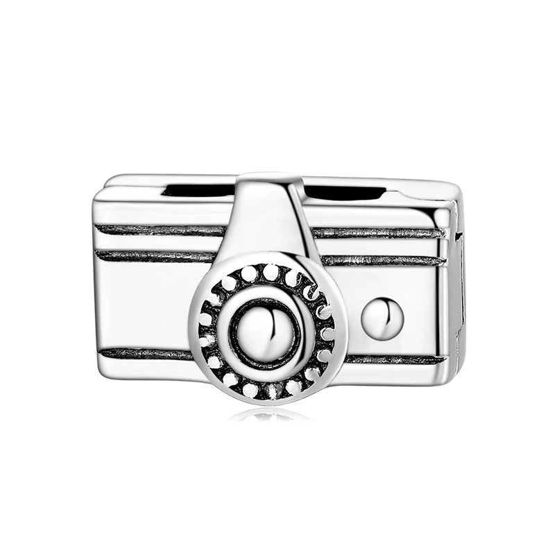 High Quality Clip Beads 925 Sterling Silver Hearts and Round Charms Fit Original Reflexions Bracelet Charms Jewelry Making