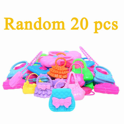 Mix Doll Accessories Option Shoes / Shoe Cabinet White Rack Storage Sofa Dresses Dollhouse Furniture for Barbie Doll