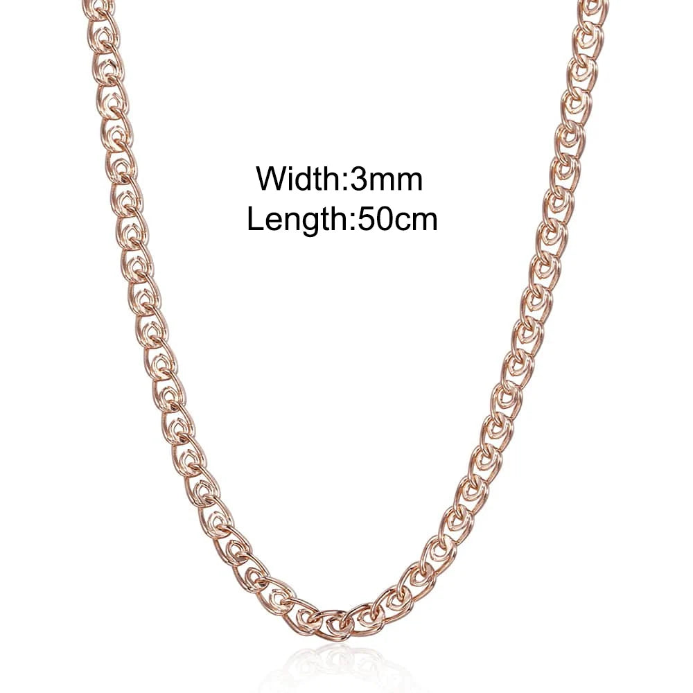 Davieslee Pendant Necklace for Women 12 Zodiac Sign Constellation Yellow Rose Gold Color Womens Necklaces Round Shaped LGPM16