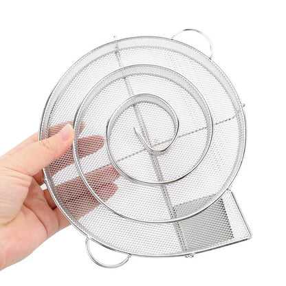 8.07'' Stainless Steel BBQ Grill Accessories Round Smoker Apple Small Wood Chips Barbecue Cold Smoke Generator Bacon Meat Tools
