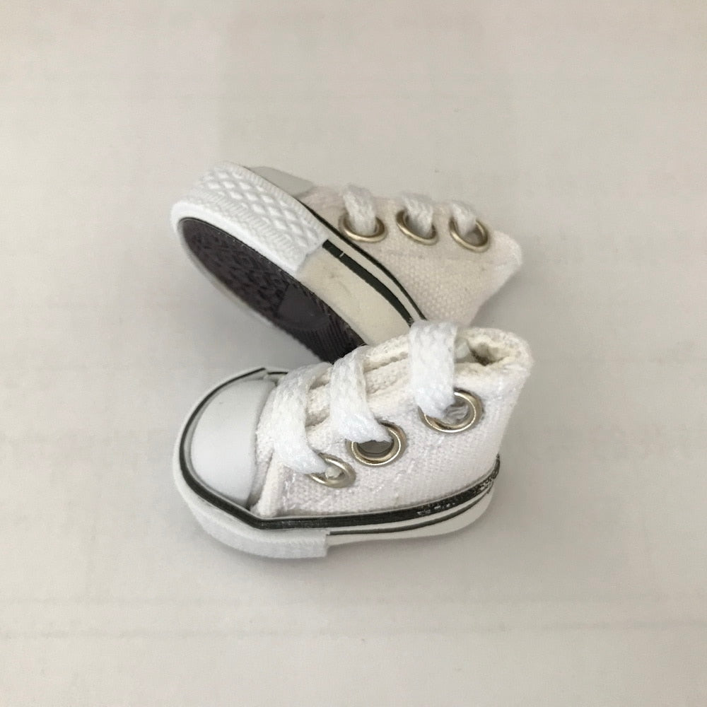1 Pair 3.5cm Doll Shoes for Blyth Licca Jb Doll Mini Shoes for Russian Doll Sneakers Shoes for 1/12 BJD Doll Doll Accessories
