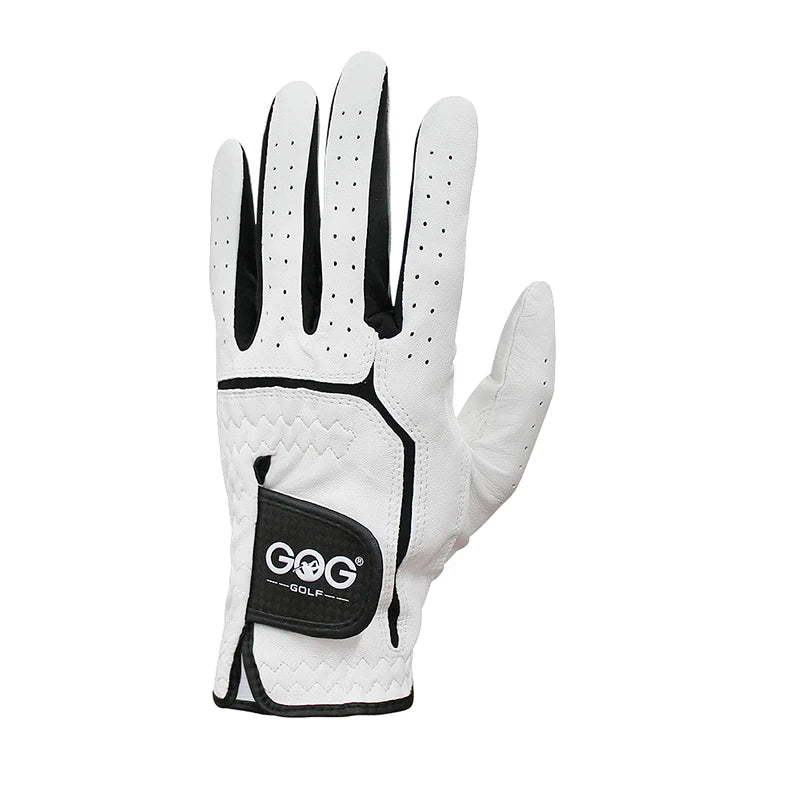 Pack 1 Pcs Golf Gloves Men Cabretta Leather Breathable Left/Right LH/RH Hand Non-Slip Men Golf Glove
