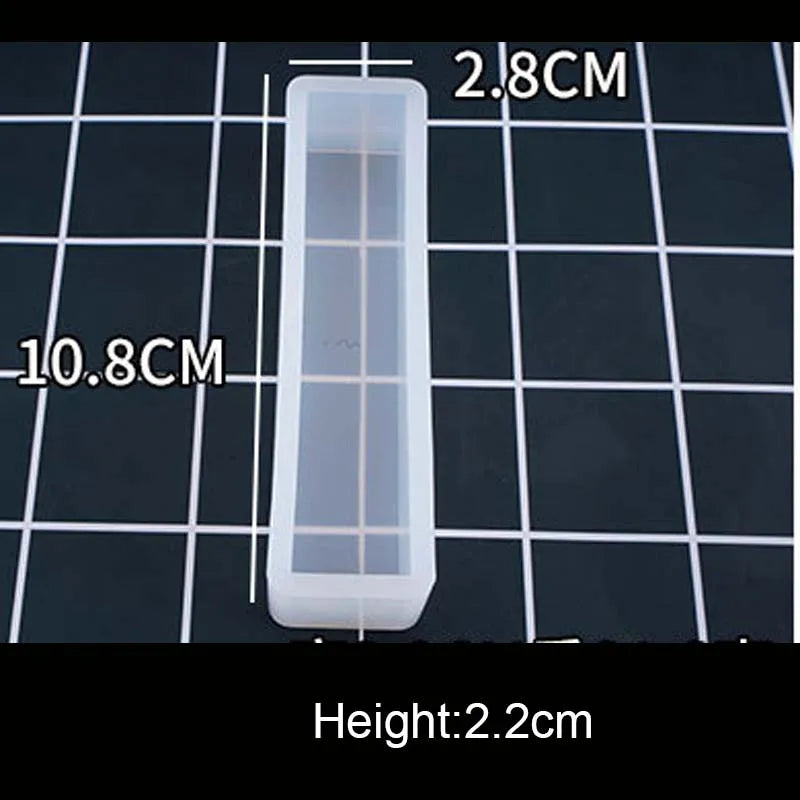 1PC Cube Cuboid Pendant DIY Necklace Jewelry Mold Pendants Crystal Scale Jewelry Resin Molds for Jewelry Making Tool