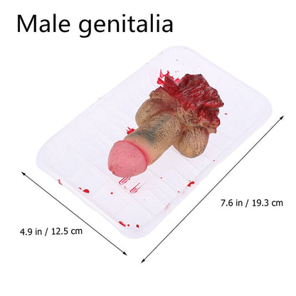 Halloween Horror Props Bloody Hand Haunted House Party Decoration Scary Fake Hand Finger Leg Foot Brain Heart Halloween Supplies