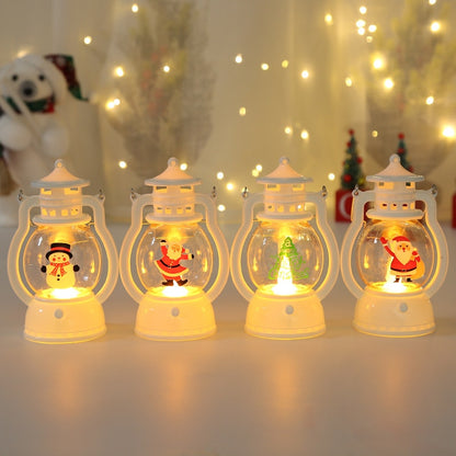 Christmas Portable Small Oil Lamp Led Light Christmas Decorations for Home Christmas Ornament Xmas Navidad Natal New Year 2023