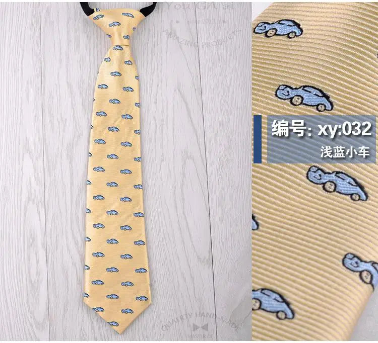28*6cm Gravata Boys Girls Children's Tie School Class Dance Costume Accessories Band Cartoon Student Tie Necktie Neckcloth
