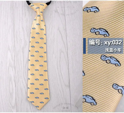 28*6cm Gravata Boys Girls Children's Tie School Class Dance Costume Accessories Band Cartoon Student Tie Necktie Neckcloth